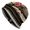 1pc Retro Music & Treble Clef Knit Hat - Lightweight Stretchable for - Suitable for Valentine' Day, Graduation, Ramadan - Machine Washable Music-Theme