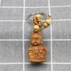 Versatile Buddhas Pendant Keychain Wealth Luck Keyring for Everyday Use