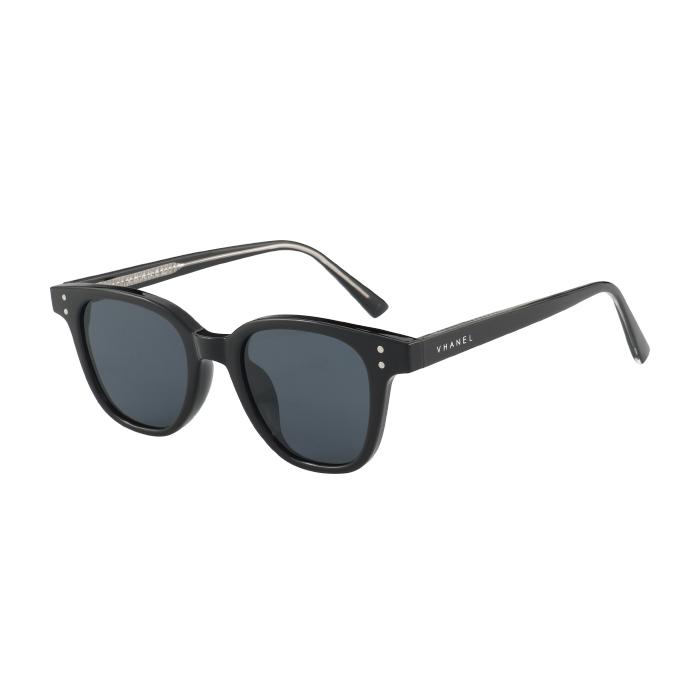 Banel Sunglasses Vn8000Co 700 Cebk Square Horn-Rimmed Fashion Black Asian Fit Uv Protection Women Men