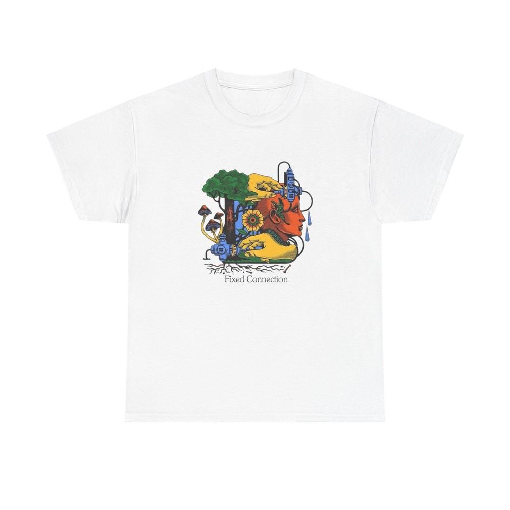 Fixed Connection Art Graphic T Shirt Unisex Heavy Cotton Tee Gift New