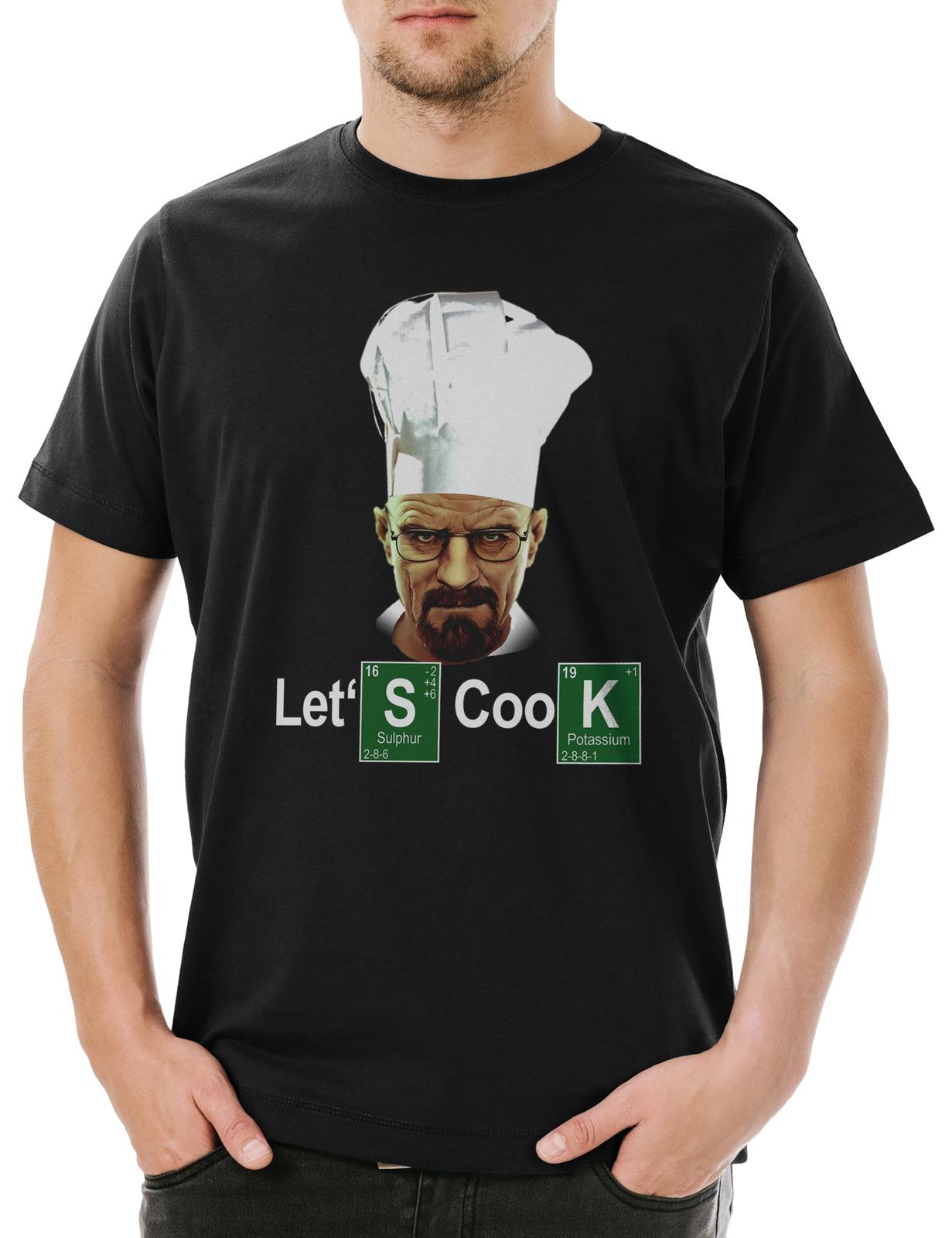 Let s Cook Chef Men s T-Shirt Mens Womens Tees Top Breaking Walter Heisenberg Mr White Bad Los 3XL