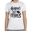 Queen of Chaos Crown Saying Comedy Fun Funny Ladies Girlie T-Shirt Mens Womens Tees Top