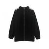 Womens Loose Fit Lightweight UV Protection Jacket Baseball Style Long Sleeve Casual Outerwear With Drawstring Waist