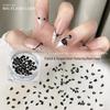 Black Swan Cubic Zirconia Rhinestone Nail Art Decorations