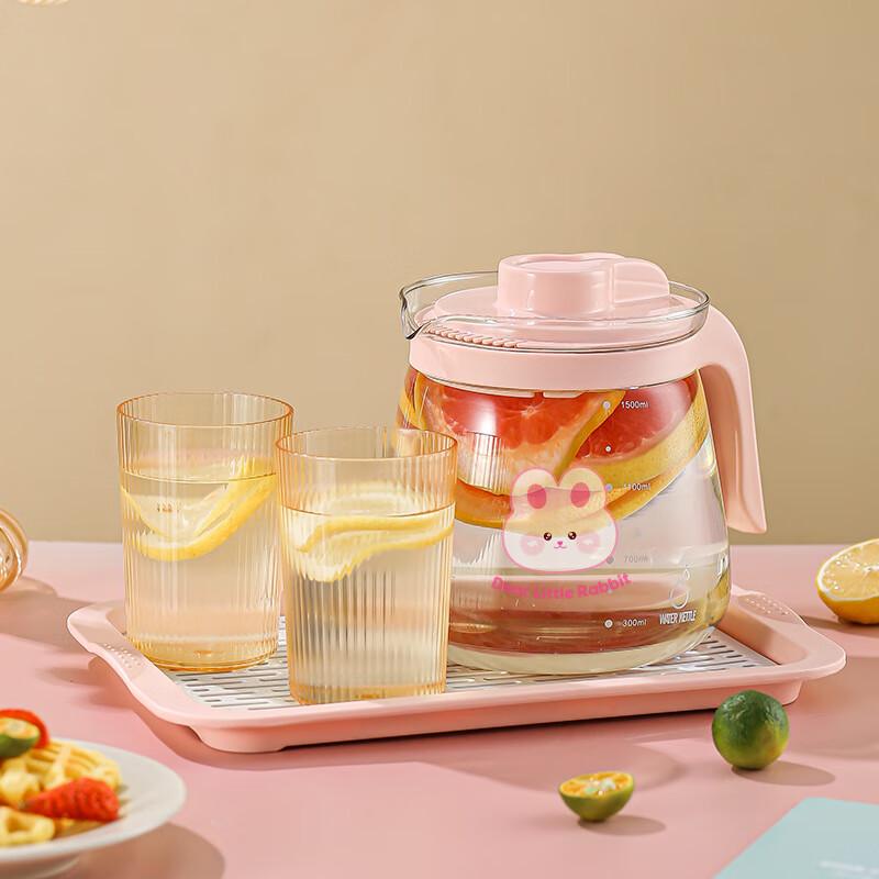 High Heat-Resistant Glass Cold Water Pitcher Set