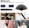 Folding Made in Japanese Comes with Bag and Gift Premium Silk Folding Short Heat Fireworks Japanese Summer Kabuki Gift [Ganve] Men's Fan, Japan,