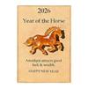 Hot With Card Lucky Crystal Horse Hand-Carved Mini Figurine Horse Size Decorative Gift Statue Crystal Mini Decor C7S5