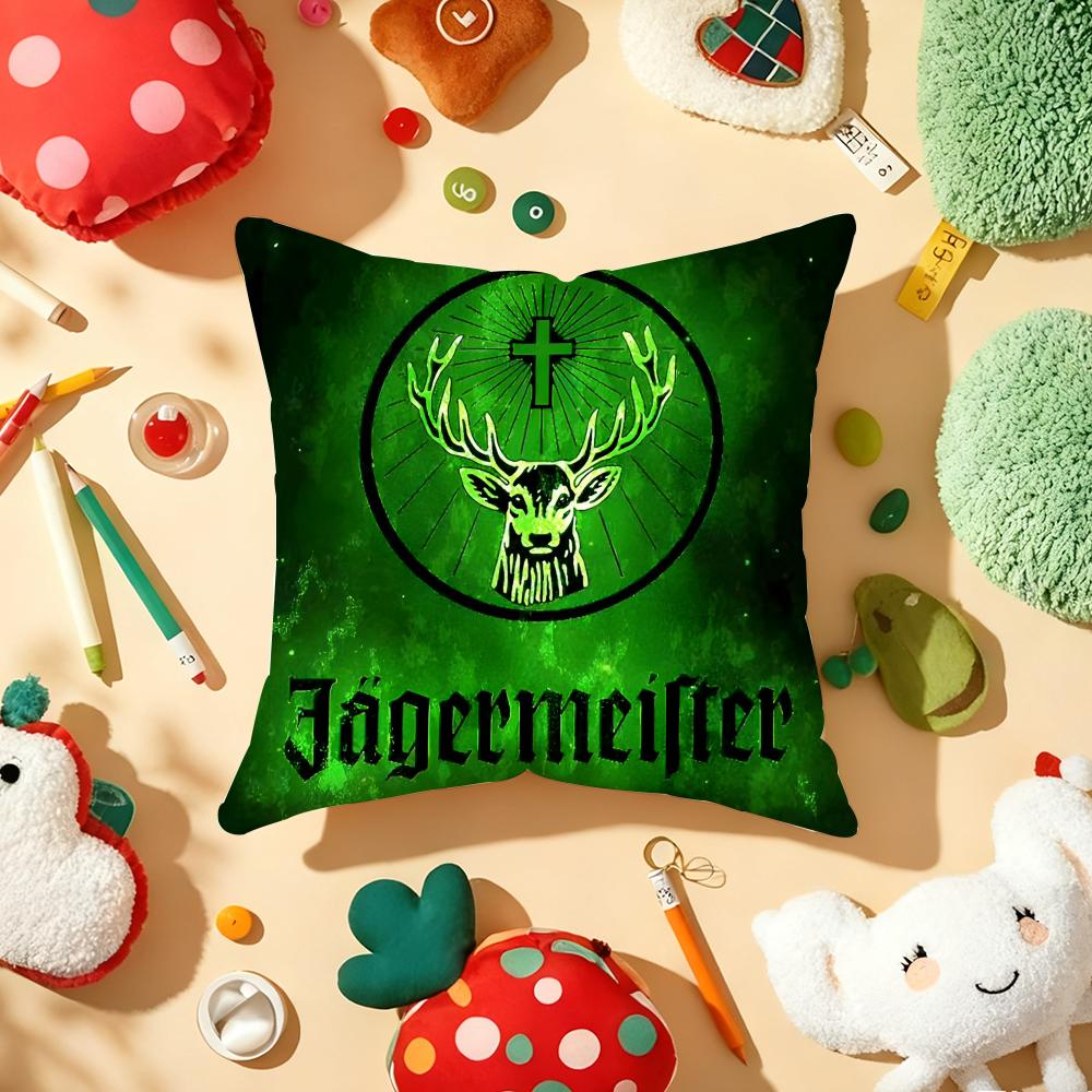 J-Jager-M-Meisters-S Pillow Case Plush Fabric Soft Double-Sided Printed Sofa Warm Winter Home Gift Cushion Cover
