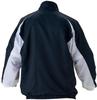 ZETT Baseball Jacket for Cold Size L 2-Way Half-Zip Weather, BOV515, Navy/White (2911),