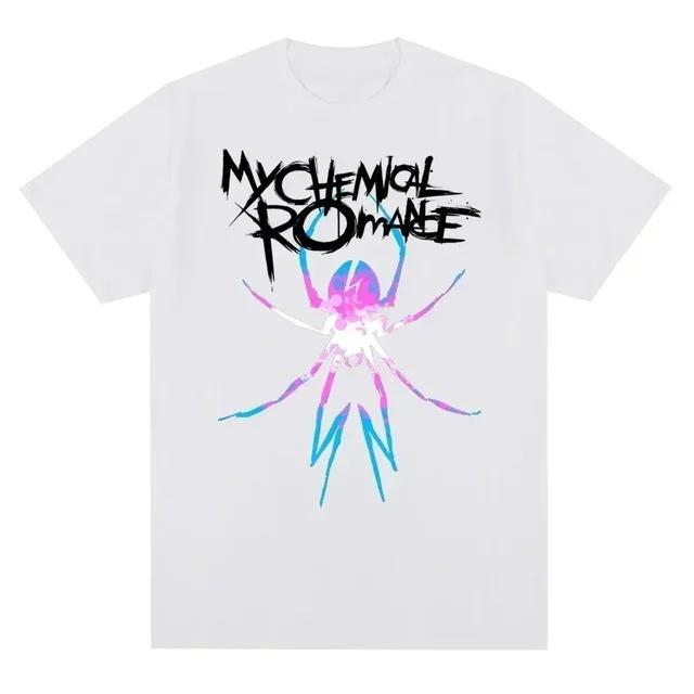 

Punk Rock Summer Fashion My Chemical Romance Mcr Band Print Tshirt S