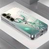 Crystal Bird Wing Pattern Tempered Glass Phone Case for Galaxy S24 Ultra S23 Ultra S23 PLUS S23 S22 Ultra S21 Ultra