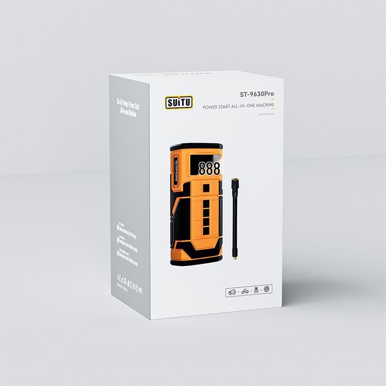 12V Compact Car Jump Starter with SOS Light Power Bank