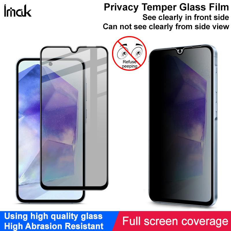 For Samsung Galaxy A26 5G Glass IMAK Privacy Temper Glass Full Screen Coverage Film