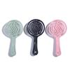 Round Classic Tai Chi Comb for Scalp Massage, Wet/Dry Hair, Smooth Hairdressing, Fluffy Styling