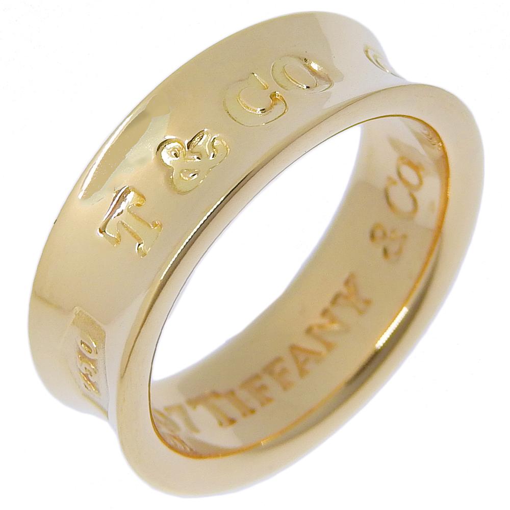 

TIFFANY&Co. 1837 Narrow Ring K18 yellow gold #4.7(US Size) 6.2g Women Used
