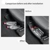 For Tesla Model Y Juniper Launch 2025 Front Under Seat Storage Box TPE Under Seat Hidden Storage Tray Interior Accessories