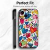 Sweet Lovely Heart Of My Beloved Art Phone Case Phone Case Soft Packaging Lightweight For iPhone17 16 15 14 13ProMax