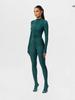 Snake Print Long Sleeve Slimming Bodysuit for Women