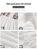 Women's White Lace A-Line Irregular Long Skirt, Spring/Autumn 2026 Collection