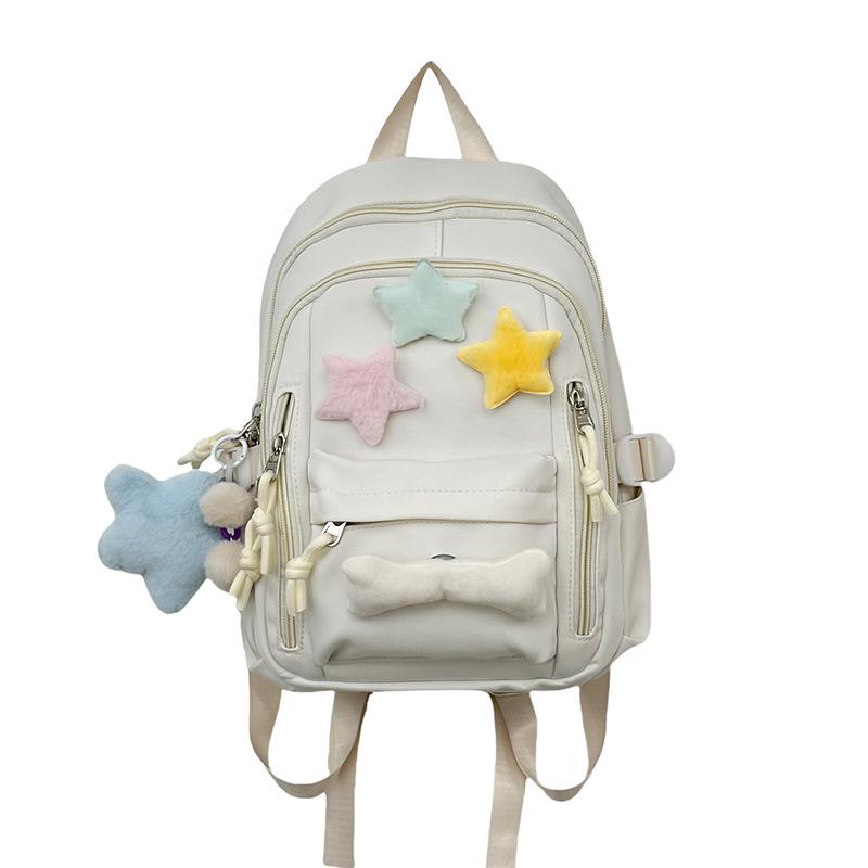 

Japanese-style Instagram Schoolbag, A Girl s Forest-themed, Fresh and Sweet, Cute Girl s Shopping Backpack, A Small Backpack for Children s Outings with pendant