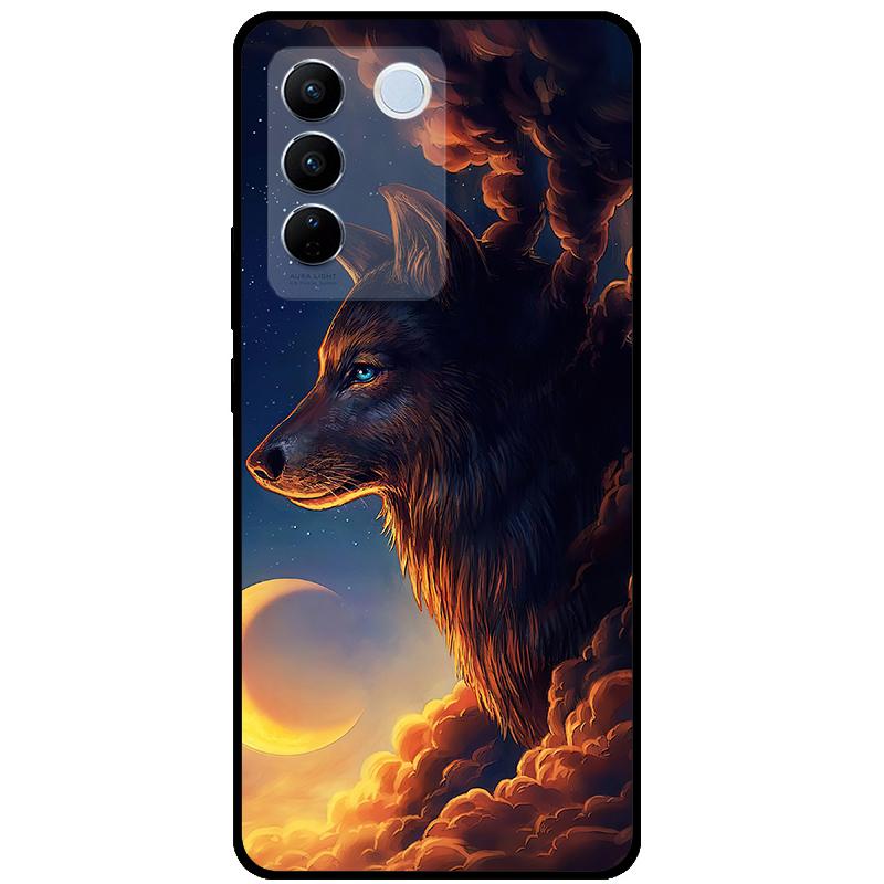 For Vivo V27E V2237 V27 Pro V2230 V 27 Case TPU Soft Silicone Marble Cat Shockproof Cases For Vivo V27 5G V27Pro Bag Funda Cover
