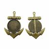 Fit 20mm Round Cabochon Bezel Pendant Setting Handmade Craft Blanks Frames