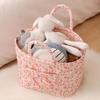 Large Capacity Dirty Clothes Basket with Handle Toy Storage Basket  Home Organizing