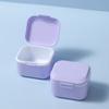 Travel Double Layer Braces Box Draining Mini Orthodontic Retainer Case Portable Denture Storage Box