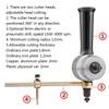 Tool Parts Professional Nibble Metal Cutting Double for Head Metal Sheet Cutter Saw Cutter Drill Attachment
