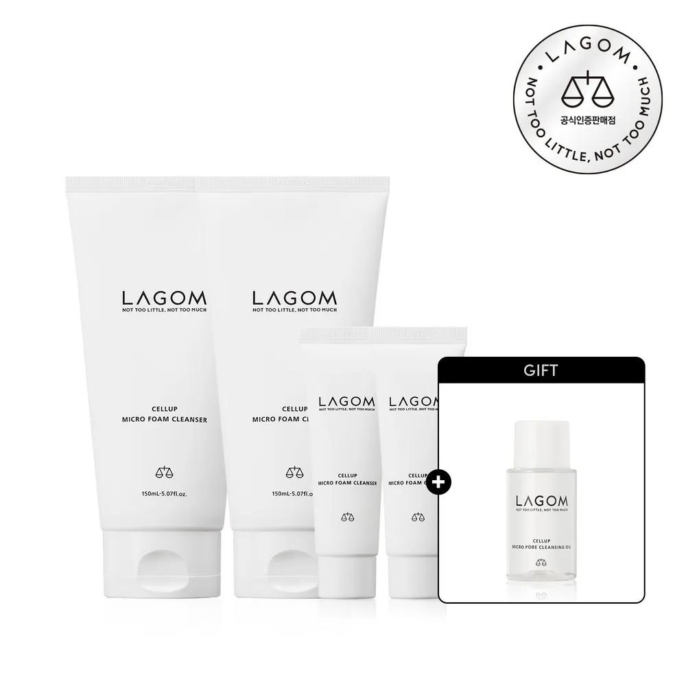 [SET] Micro Foam Cleanser 150mL+150mL+30mL+30mL