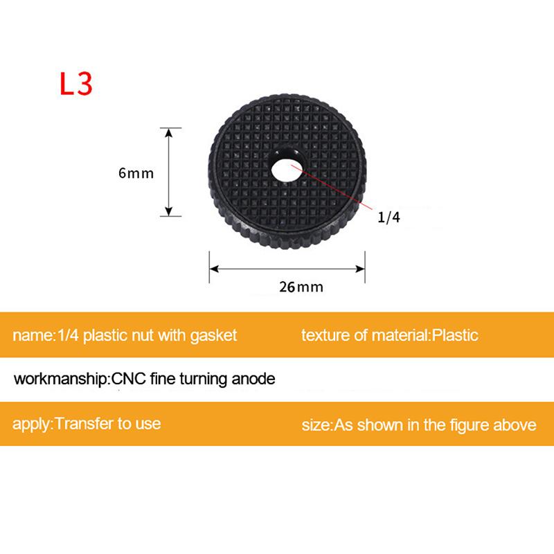 Camera Screw 1/4 3/8 5/8 Inch Nut Photography Accessories  Shoe Seat Lock Knob Flash Stand Mount Adapter For Dslr Tripod Selfie Stick