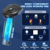 3 in 1 2.4G Bluetooth Wireless USB Wired 1D 2D QR Bar Code Reader Shockproof CCD Barcode Scanner With Stand