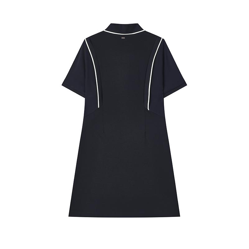 Fila Modern Heritage  Dna French Chic Polo Dress Women Dresses Legendary-Blue F11W431309FNV
