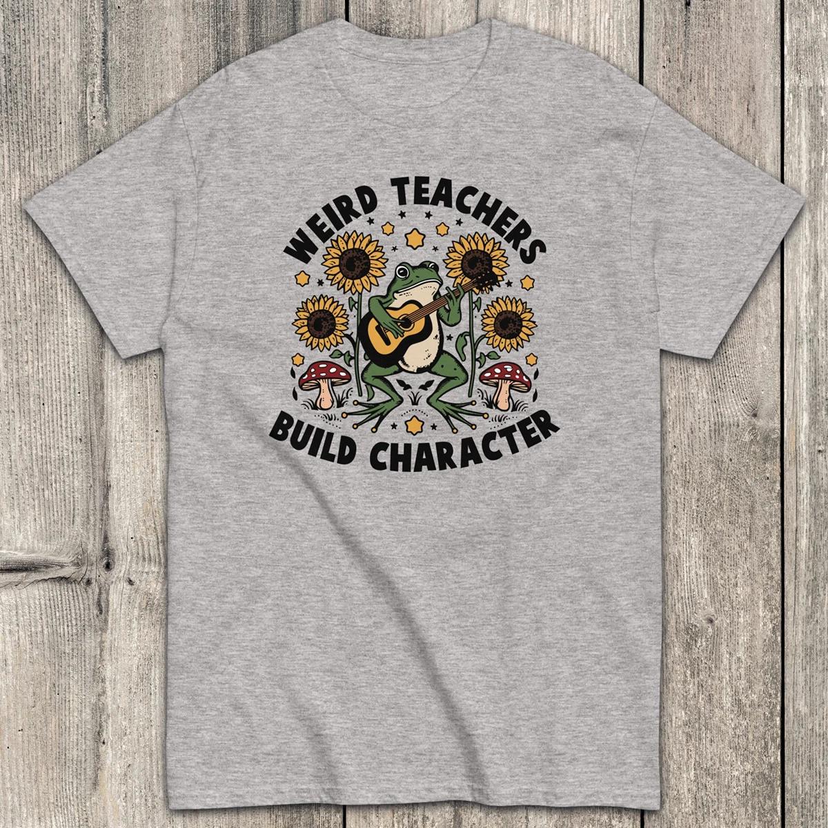 Weird Teachers Build Character | Gildan 5000 T-Shirt S