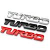 Naklejka Samochodowa 3D z Turbosprężarką Odznaka Metalowa ze Stopu Turbo Oznaczenie Tylne Boczne Akcesorium do Dekoracyjnej Modyfikacji Pojazdu