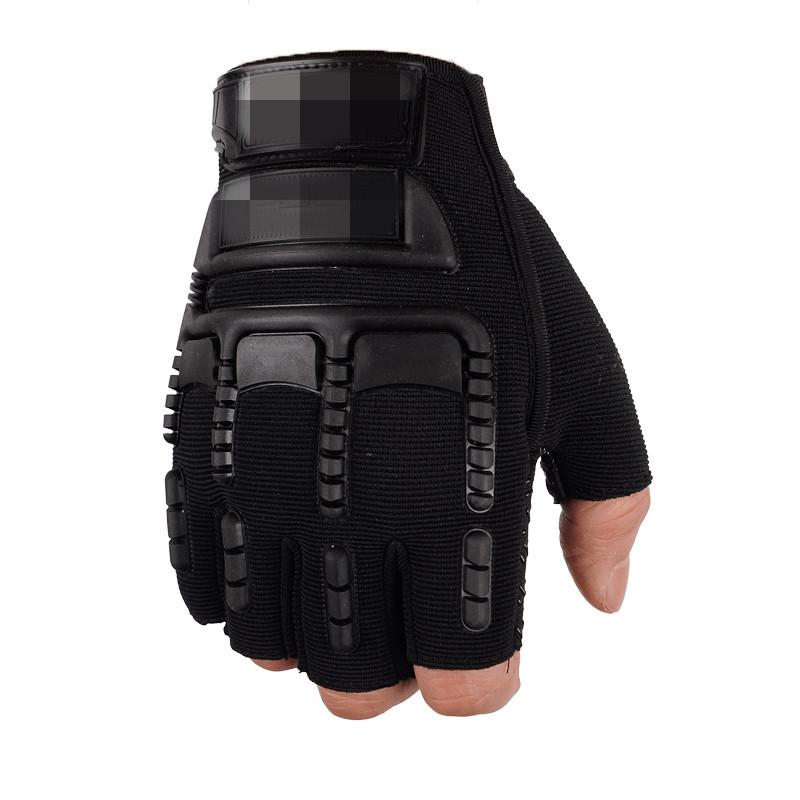 Military fans tactical half-finger gloves men's outdoor non-slip and wear-resistant special forces training sports