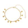European and American Bohemian Wave Tassel Bell Anklet Women's Foot Jewelry.