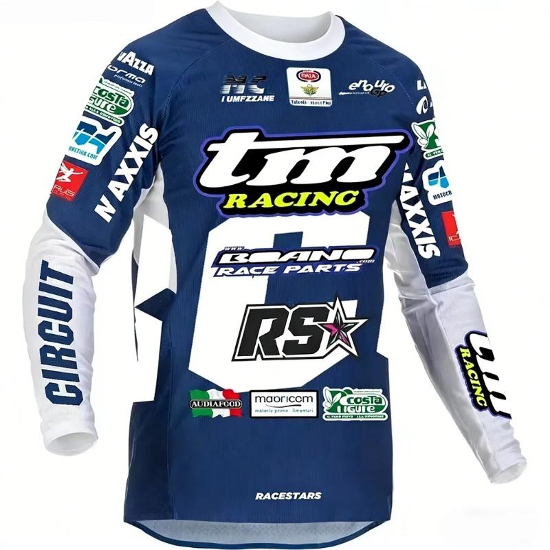 2026  Men's  Long Sleeve Off Road Motorcycle Endurance Race Mountain Bike Shirt