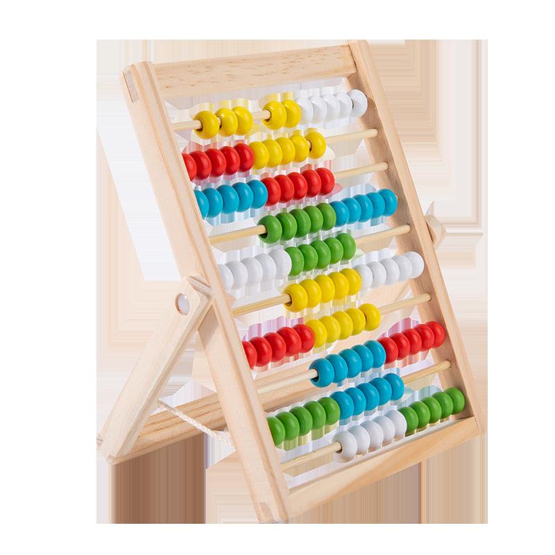 Wooden Abacus for Kids: Arithmetic Teaching Aid for Kindergarten and Primary Students