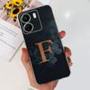 For Xiaomi Redmi 13C Case Redmi 13C 2023 Fashion Initial Letter Soft Silicone TPU Phone Cover For Redmi13C 13 C 4G