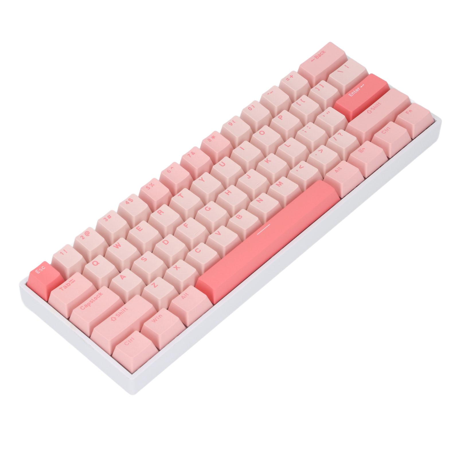 

60% Механическая игровая клавиатура 61 клавиша Беспроводная 2.4G Bluetooth 3.0 5.0 Type C Проводная RGB клавиатура