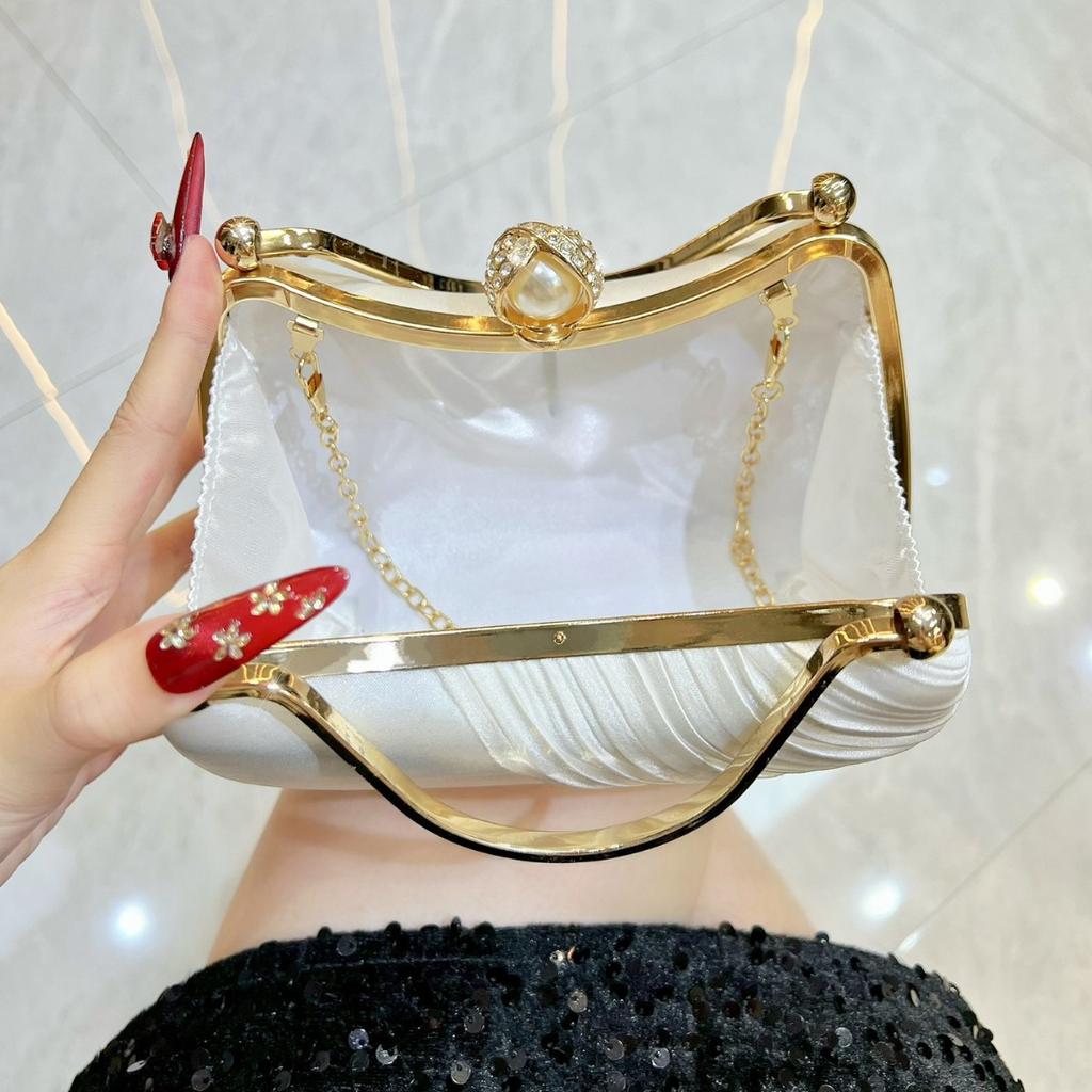 Handbag Evening Bag Formal Evening Handbag Banquet Handbag Evening Tote Shoulder Bag with Cross-body Strap