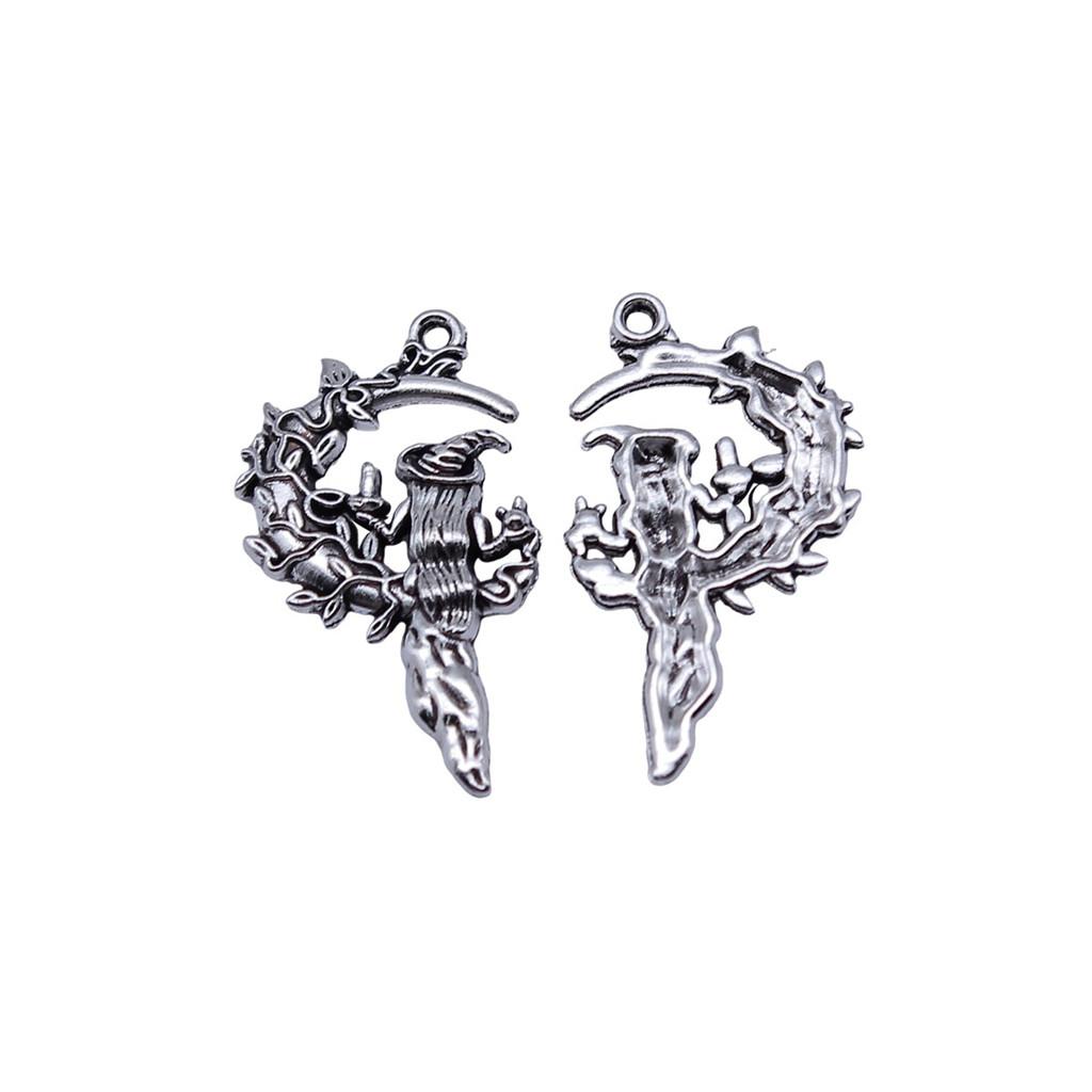 Halloween Day Charms Antique Alloy Magic Pendants For Dentist Themed Jewelry Making