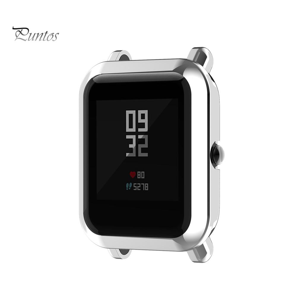 Puntos Anti-Scratch TPU Full Cover Smart Watch Case Protector für Amazfit Bip 1S/