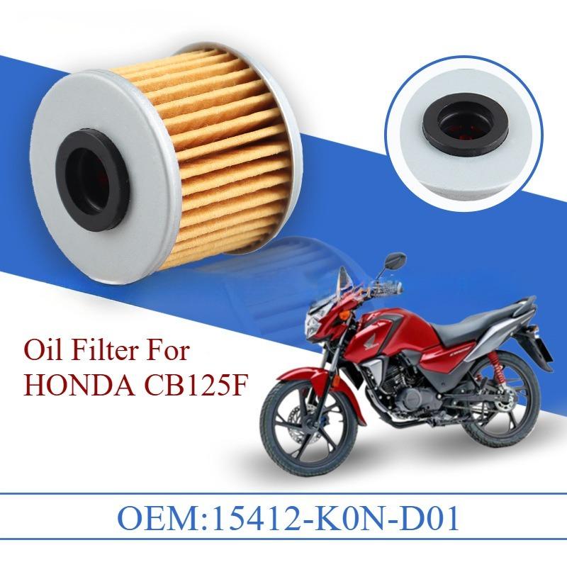 

10PCS Oil Filters Element High Quality Filter Paper for Motorcycle HONDA CB125F OEM15412K0ND01 Motocross Pit Bike Parts