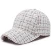 New Women's New Hats Women's Spring and Autumn Winter Plaid Baseball Cap Fashion Cap Autumn and Winter Warm Winter