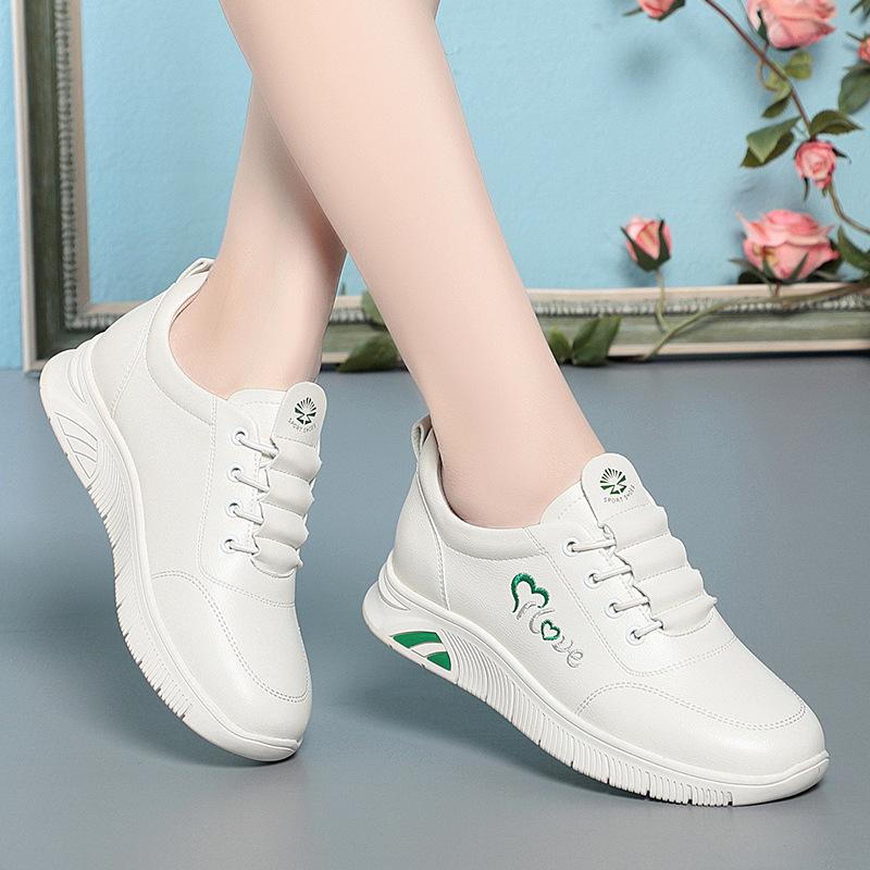 

Women s Casual Sports Shoes, New Spring Style, White Sneakers, Lightweight Soft-soled Travel Shoes 41 білий