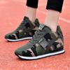 2025 Spring New Korean Version Inner Height Increase Women's Shoes Camouflage Casual Sports Shoes Thick Sole Height Increase Lightweight Student Shoes