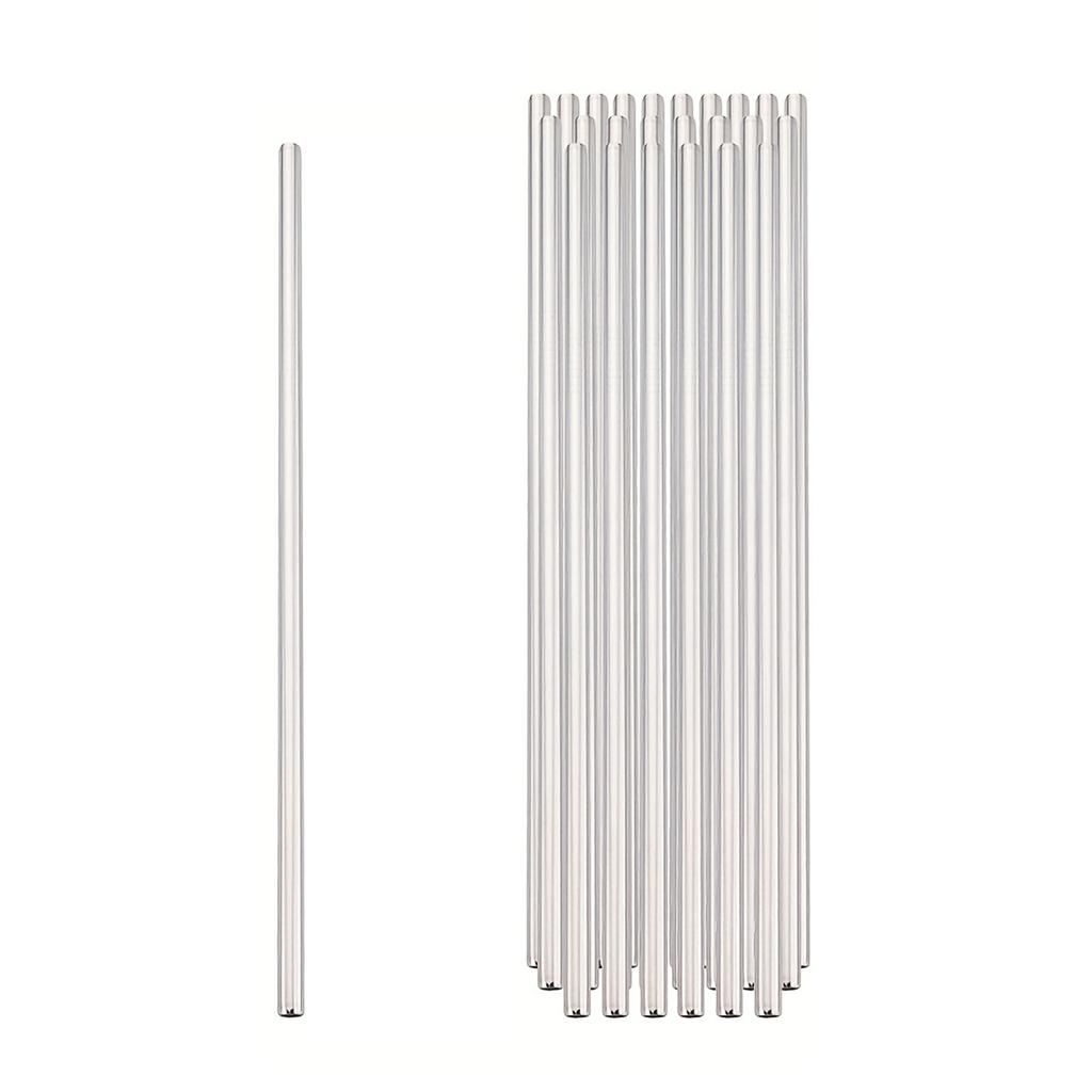 Reusable Food  Grade Stainless Steel Straw 50pc
