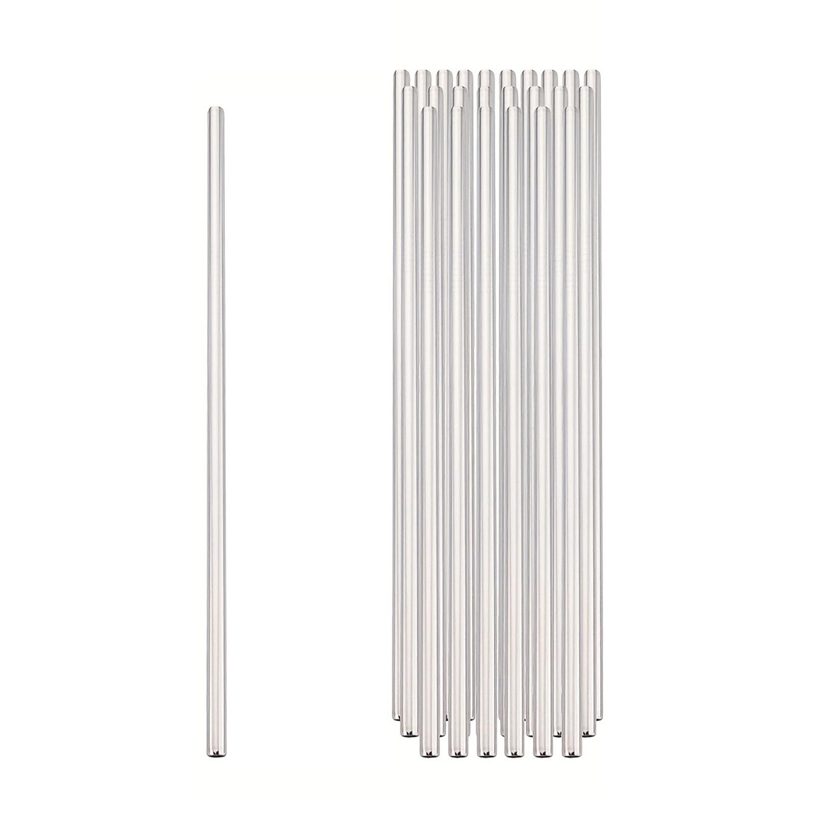 

Reusable Food Grade Stainless Steel Straw 0pc one size серебряный